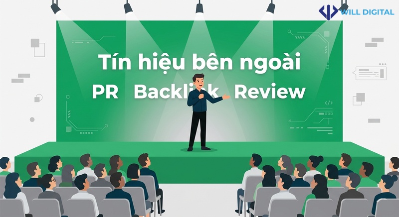 Nhân vật phát biểu trên sân khấu về tín hiệu bên ngoài, tối ưu hóa AI