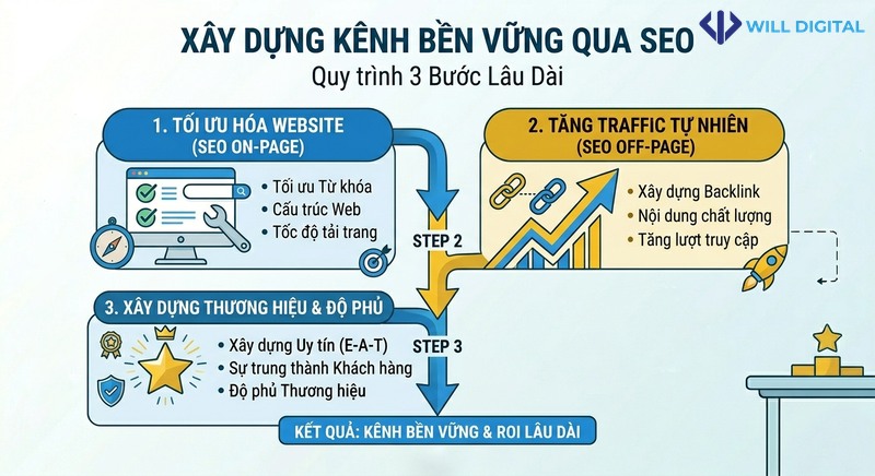 Sơ đồ luồng quá trình SEO bền vững
