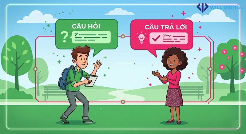 Hoạt họa đối thoại hỏi đáp tối ưu nội dung AI