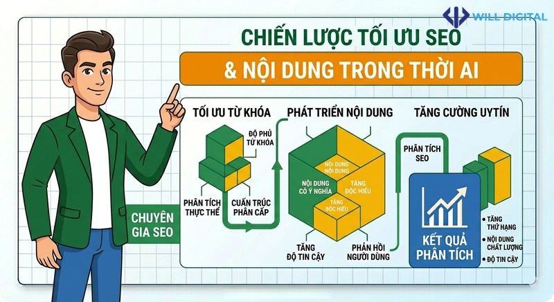 Hoạt họa tầm quan trọng của SEO trong thời đại AI