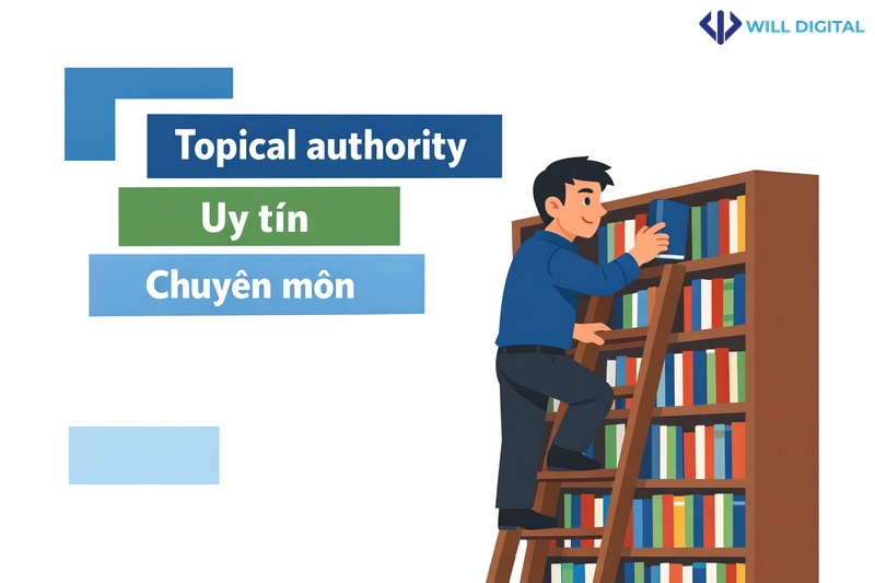 Không có topical authority