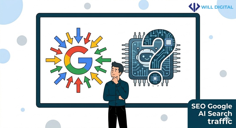 SEO Google mang lại traffic, nhưng AI mang lại câu trả lời